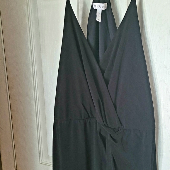 CLEARANCE! BCBG Slinky Black Maxi Dress M - Picture 8 of 12